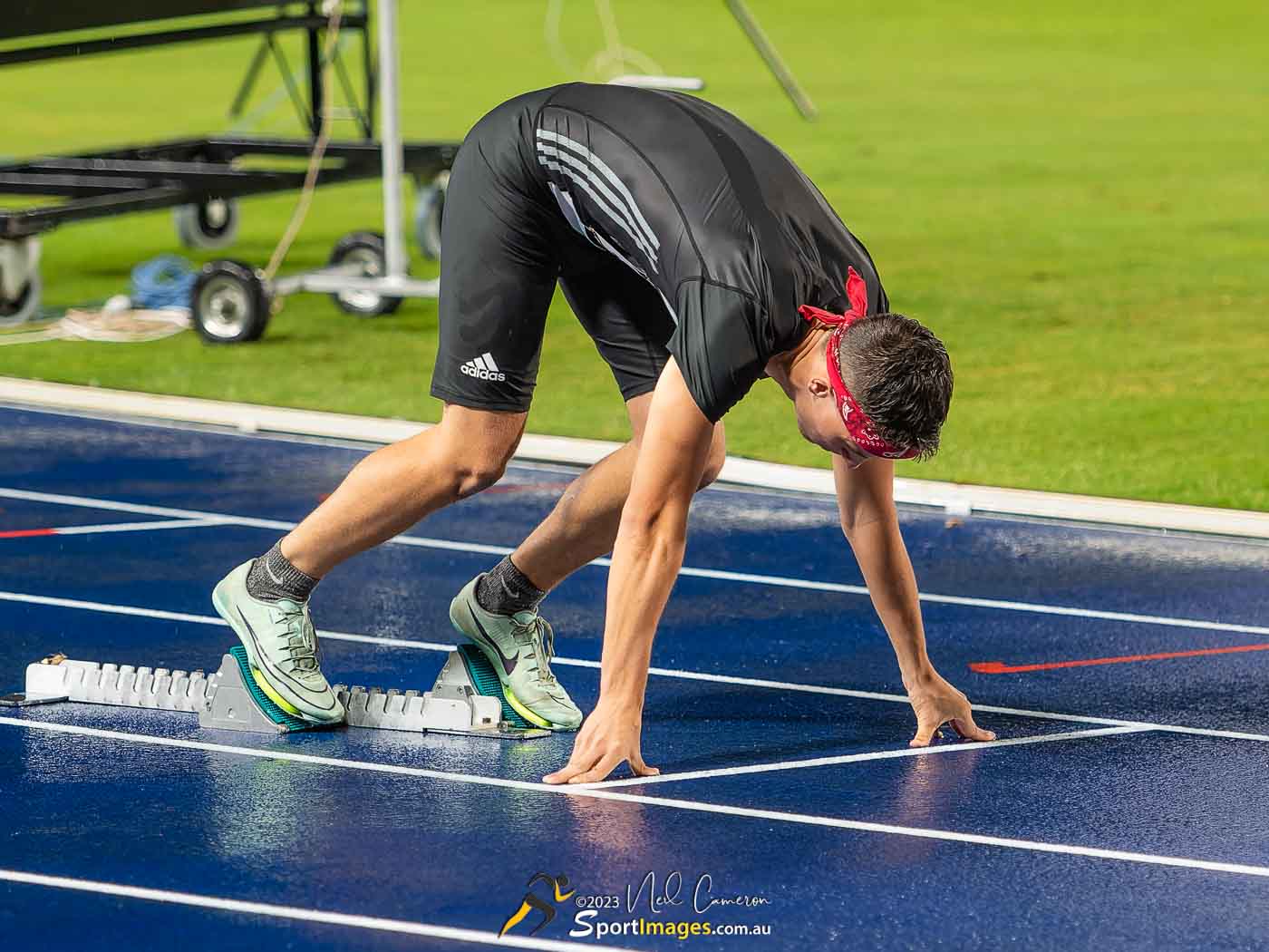 Nathaniel Scott, Heat 5, Men Open 400m